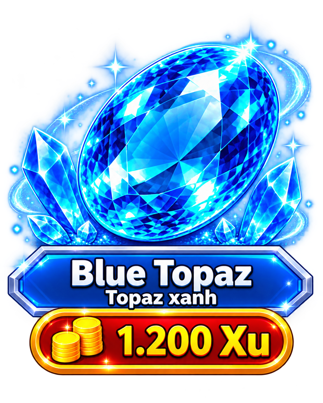 Topaz xanh